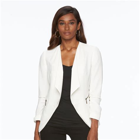  Shop the latest collection of knit sweater blazers at Kohls. Find stylish and comfortable options for any occasion. Perfect for layering or dressing up, these sweater blazers are a must-have addition to your wardrobe. 